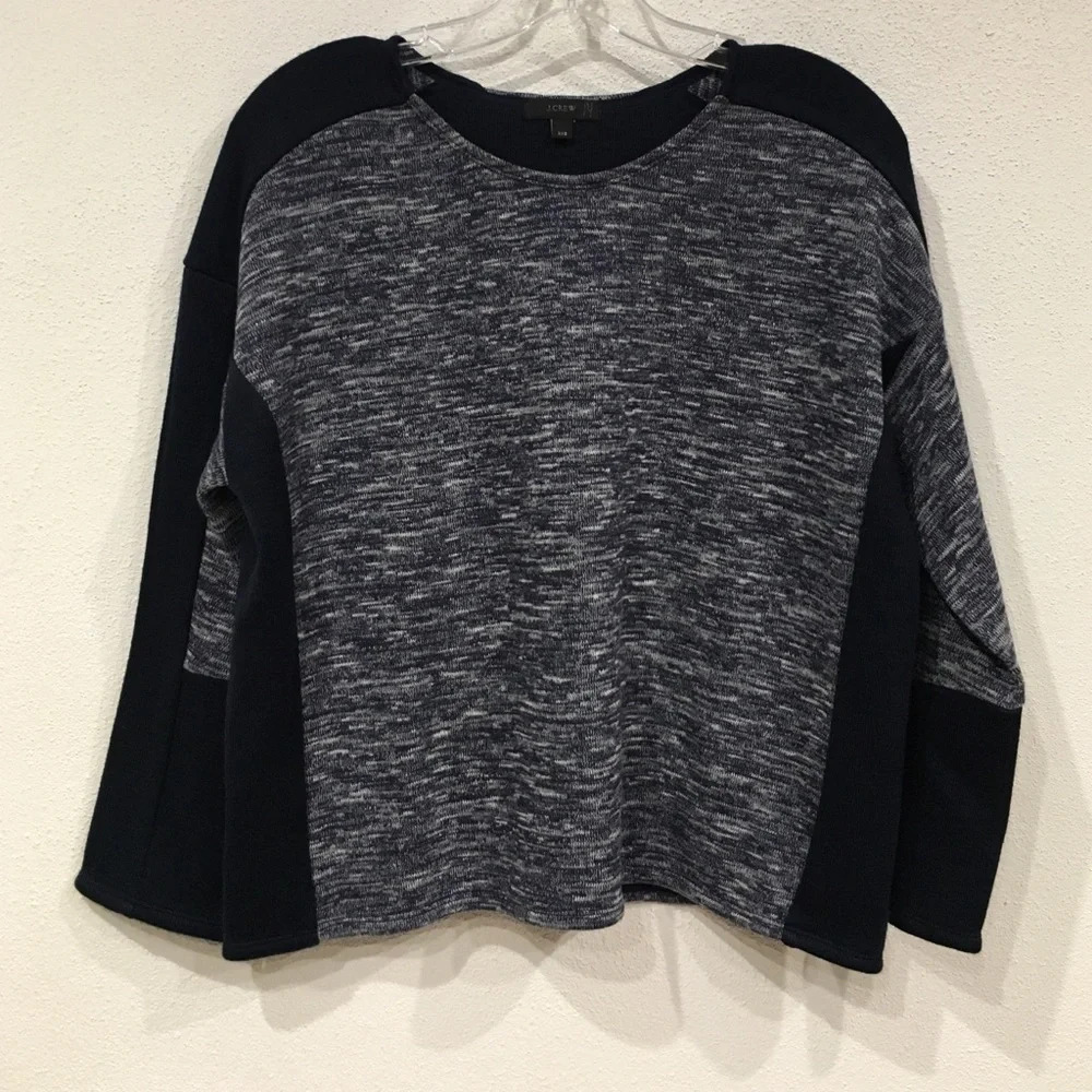 J. Crew Jaspe Colorblock Sweater Size XXS EUC - Picture 2 of 4